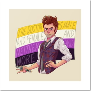 Nonbinary Doctor Who - Fourteenth Doctor Posters and Art